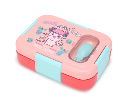 Premium Kids Lunch Box – Stainless Steel Insulated Tiffin for School, BPA-Free | PU Insulated, Leak-Proof, Food Grade| 800ml|Food does not mix, keep meal mess free