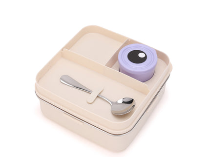 Kids Lunch Box – Stainless Steel Insulated Tiffin for School with Spoon, BPA-Free | Leak-Resistant Bento Box with Tray & Container | 1120ml + 70ml