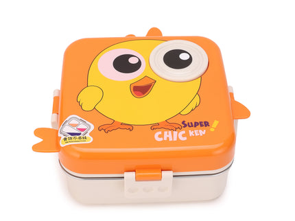 Kids Lunch Box – Stainless Steel Insulated Tiffin for School with Spoon, BPA-Free | Leak-Resistant Bento Box with Tray & Container | 1120ml + 70ml