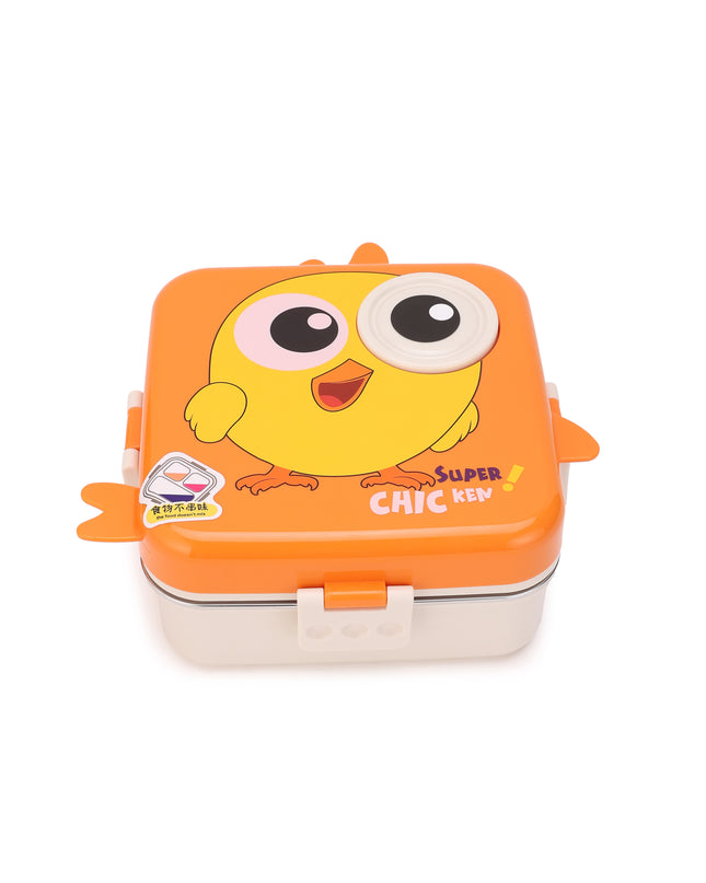 Kids Lunch Box – Stainless Steel Insulated Tiffin for School with Spoon, BPA-Free | Leak-Resistant Bento Box with Tray & Container | 1120ml + 70ml