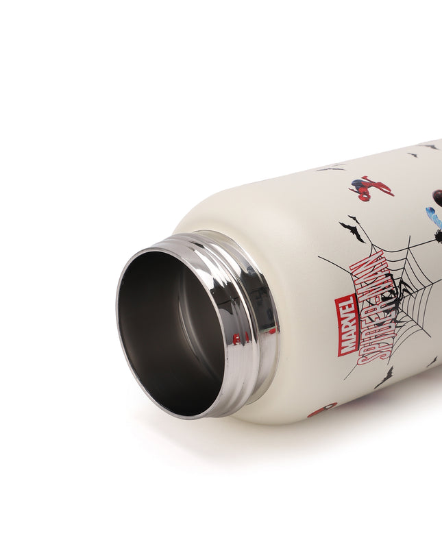 Marvels Spider-Man Double-Walled Stainless Steel Insulated Water Bottle 500 ml| Leakproof |BPA Free| Up to 24Hrs Hot&Cold| Girls & Boys | School, Picnic,Travel