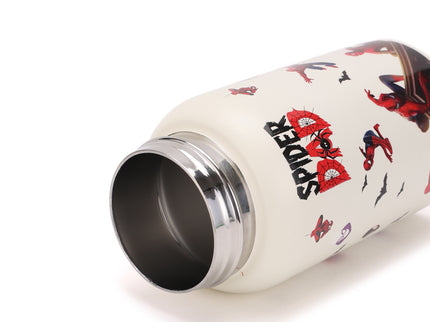 Marvels Spider-Man Double-Walled Stainless Steel Insulated Water Bottle 500 ml| Leakproof |BPA Free| Up to 24Hrs Hot&Cold| Girls & Boys | School, Picnic,Travel