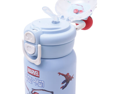 Marvels Spider-Man Double-Walled Stainless Steel Insulated Water Bottle 500 ml| Leakproof |BPA Free| Up to 24Hrs Hot&Cold| Girls & Boys | School, Picnic,Travel