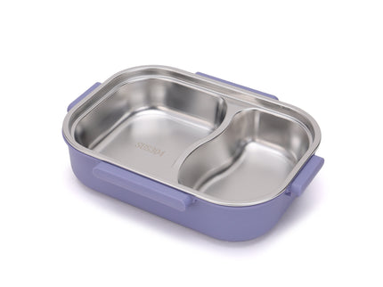 Kids Smart Lunch Box – Stainless Steel Insulated Tiffin for School with Spoon, BPA-Free |Bento Box with Tray & Container | 1120ml + 70ml 