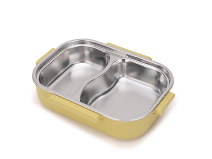 Kids Smart Lunch Box – Stainless Steel Insulated Tiffin for School with Spoon, BPA-Free |Bento Box with Tray & Container | 1120ml + 70ml 