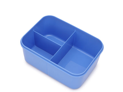 Kids Lunch Boxes 600 ml with 500ml Water Bottle Combo|Lunch Box Combo with Bottle|spoon and fork| Plastic 3 Compartment Leakproof Bento Box for School Picnic Office Boys and Girls - BPA Free - 4-Side Lock