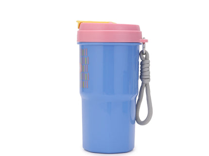 Kids Lunch Boxes 600 ml with 500ml Water Bottle Combo|Lunch Box Combo with Bottle|spoon and fork| Plastic 3 Compartment Leakproof Bento Box for School Picnic Office Boys and Girls - BPA Free - 4-Side Lock