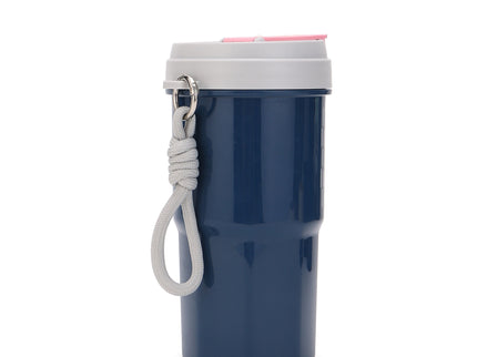 Kids Lunch Boxes 600 ml with 500ml Water Bottle Combo|Lunch Box Combo with Bottle|spoon and fork| Plastic 3 Compartment Leakproof Bento Box for School Picnic Office Boys and Girls - BPA Free - 4-Side Lock