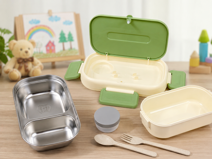 Healthy Lunch Box for kids – Stainless Steel Insulated Tiffin for School,travel|BPA-Free, PU Insulated, Leak-Proof, Food Grade