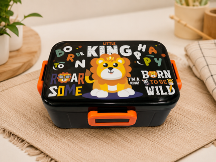 Cute Lion King/Dino/Unicorn Lunch Box for kids – Stainless Steel Insulated Tiffin for School,travel|BPA-Free, PU Insulated, Leak-Proof, Food Grade
