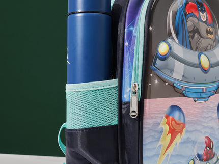 3D School Bag with cartoon Design|KIDS BAG| Water Resistant |14 Inch|Boys&Girls School Bag Blue color
