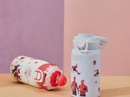 Marvels Spider-Man Double-Walled Stainless Steel Insulated Water Bottle 500 ml| Leakproof |BPA Free| Up to 24Hrs Hot&Cold| Girls & Boys | School, Picnic,Travel