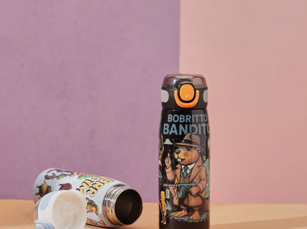 Brainrot Themed Stainless Steel Insulated Water Bottle 620 ml| Leakproof |BPA Free| Up to 12Hrs Hot&Cold| Girls & Boys | School, Picnic,Travel