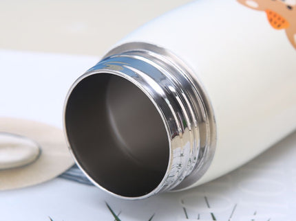 Double-Walled Stainless Steel Insulated Water Bottle 470 ml| Leakproof |BPA Free| Up to 24Hrs Hot&Cold| Girls & Boys | School, Picnic,Travel