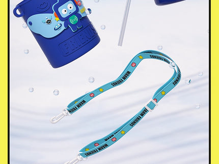 Kids Water Bottle Stainless Steel Keeps Drinks Cool or hot for an Extra Long time- Water Bottle for School -  Sipper Water Bottle for Kids - Waterbottle for Girls and Boys| Stainless Steel 316