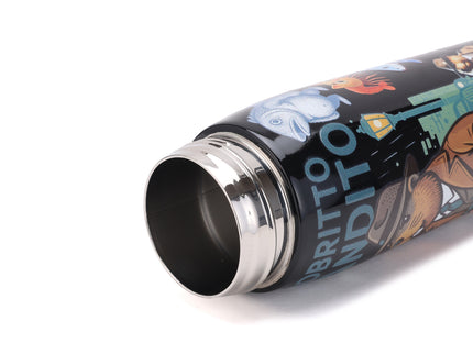 Brainrot Themed Stainless Steel Insulated Water Bottle 620 ml| Leakproof |BPA Free| Up to 12Hrs Hot&Cold| Girls & Boys | School, Picnic,Travel