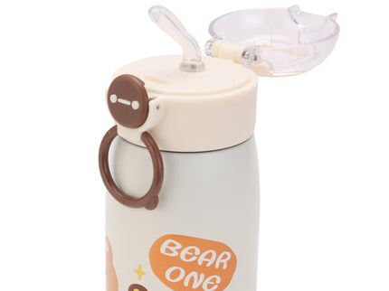 Double-Walled Stainless Steel Insulated Water Bottle 470 ml| Leakproof |BPA Free| Up to 24Hrs Hot&Cold| Girls & Boys | School, Picnic,Travel