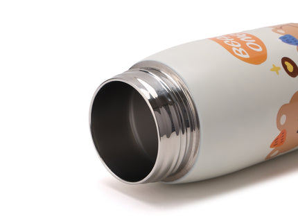 Double-Walled Stainless Steel Insulated Water Bottle 470 ml| Leakproof |BPA Free| Up to 24Hrs Hot&Cold| Girls & Boys | School, Picnic,Travel