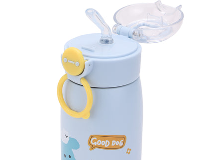 Double-Walled Stainless Steel Insulated Water Bottle 470 ml| Leakproof |BPA Free| Up to 24Hrs Hot&Cold| Girls & Boys | School, Picnic,Travel