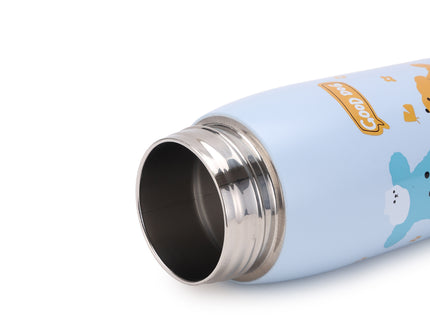 Double-Walled Stainless Steel Insulated Water Bottle 470 ml| Leakproof |BPA Free| Up to 24Hrs Hot&Cold| Girls & Boys | School, Picnic,Travel