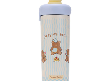Round cap Smart Design Double-Walled Stainless Steel Insulated Water Bottle 650 ml| Leakproof |BPA Free| Up to 12Hrs Hot&Cold| Girls & Boys | School, Picnic,Travel