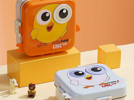 Kids Lunch Box – Stainless Steel Insulated Tiffin for School with Spoon, BPA-Free | Leak-Resistant Bento Box with Tray & Container | 1120ml + 70ml