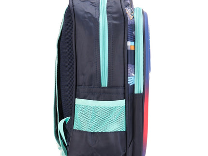 Car 3D School Bag with cartoon Design|KIDS BAG| Water Resistant |14 Inch|Boys&Girls School Bag, Blue & Red color