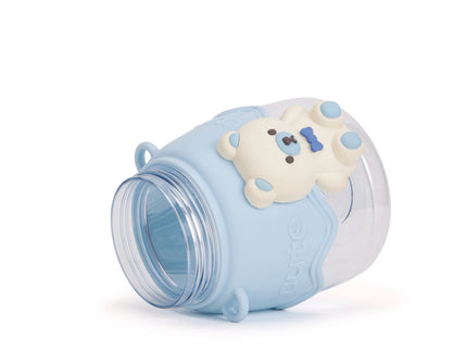 Cute Teddy Bear Water Bottle for Kids– 1300ml, Leak-Proof Plastic Bottle with Taddy Print – Designer School Bottle