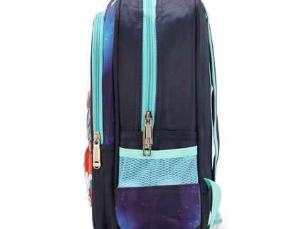 Superman 3D School Bag with cartoon Design|KIDS BAG| Water Resistant |14 Inch|Boys&Girls School Bag, Blue color