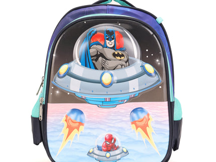 3D School Bag with cartoon Design|KIDS BAG| Water Resistant |14 Inch|Boys&Girls School Bag Blue color