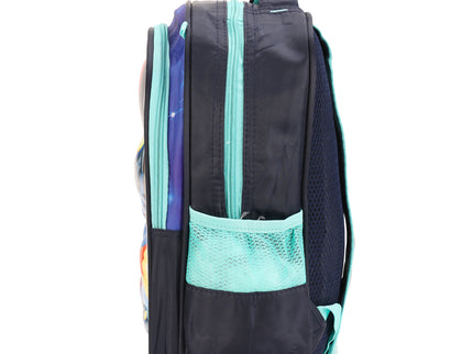 3D School Bag with cartoon Design|KIDS BAG| Water Resistant |14 Inch|Boys&Girls School Bag Blue color