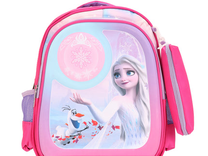 Cute Pink 3D School Bag for girls with cartoon Design|KIDS BAG| Water Resistant |14 Inch|Boys&Girls School Bag, Pink color (Copy)