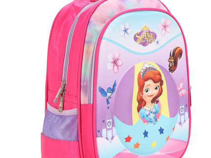 StarGirl Pink 3D School Bag with cartoon Design|KIDS BAG| Water Resistant |14 Inch|Boys&Girls School Bag, Pink color
