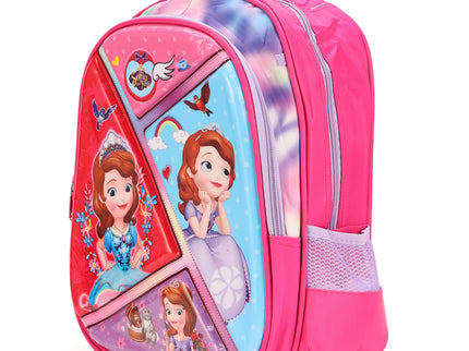 MultiDesign Pink 3D School Bag with cartoon Design|KIDS BAG| Water Resistant |14 Inch|Boys&Girls School Bag, Pink color (Copy)