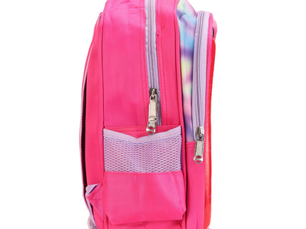 MultiDesign Pink 3D School Bag with cartoon Design|KIDS BAG| Water Resistant |14 Inch|Boys&Girls School Bag, Pink color (Copy)