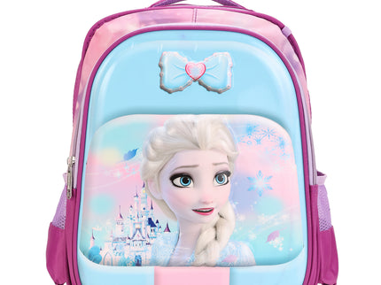 Barbie girl Pink 3D School Bag with cartoon Design|KIDS BAG| Water Resistant |14 Inch|Boys&Girls School Bag, Pink color